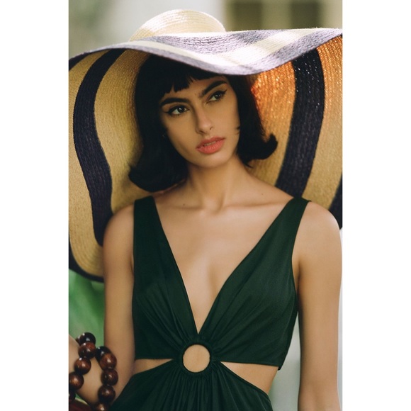 Anthropologie Flounced Cut-Out Maxi Dress - Picture 4 of 6